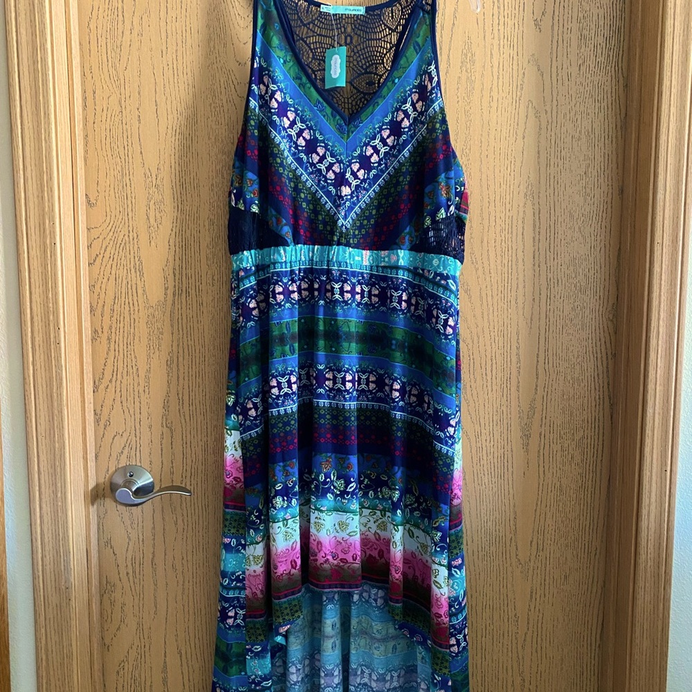NWT Maurices Multi-Color Dress, Size XL